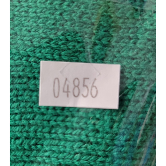 Ugly Christmas Sweater Womens Large Green Pug Santa Hat Striped Sleeves - Picture 13 of 13